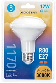 Lampadina LED R80 E27/12W/230V 3000K - Aigostar