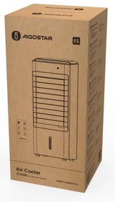 Aigostar - Raffrescatore d'aria 80W/230V bianco + telecomando
