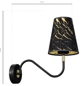 Applique HERMES 1xE27/60W/230V