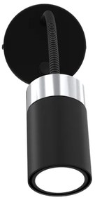 Lampada flessibile JOKER 1xGU10/8W/230V nero/cromo opaco