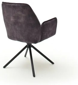 Set di 2 sedie da pranzo NEXORO, antracite