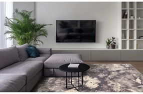 Tappeto in lana grigio 133x180 cm Daub - Agnella