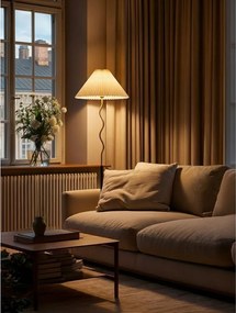 Lampada da terra nera/dorata (altezza totale 172 cm) Closy – Mauro Ferretti