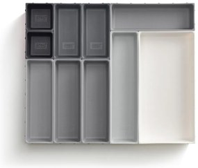 Organizzatore per cassetti variabili grigio Blox - Joseph Joseph