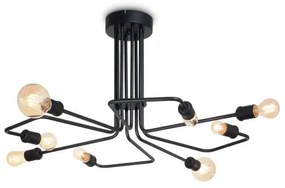 Lampada da soffitto triumph pl8 nero