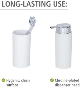 Set di accessori per il bagno bianco in plastica Calvo – Wenko