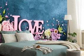 Carta da parati – Scritta Love