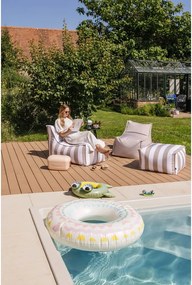 Pouf da giardino bianco e grigio – Bonami Essentials
