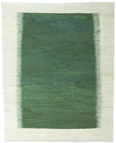 Kilim Tappeto 160 x 190 Verde (Iran) Tessuto A Mano