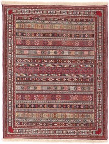 Kilim Tappeto 190x150 (Iran) Tessuto A Mano