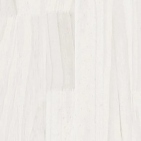 Giroletto bianco in legno massello di pino 140x190 cm