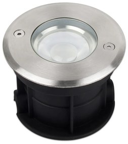 Faretto Segnapasso Interrato 5W RGB+CCT IP68 Acciaio INOX - Serie SYS Colore RGB+CCT