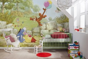 Fotomurale Winnie balloon, multicolore