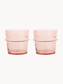 Bicchieri acqua in vetro soffiato Boya 2 pz