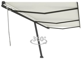 Tenda Da Sole Autoportante Manuale 600x350 Cm Crema /