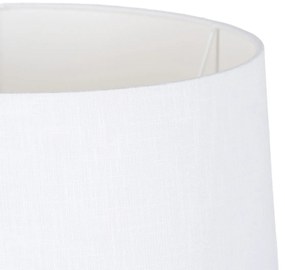 Lampada da tavolo Tessuto Sintetico Dorato Metallo 35 x 35 x 69 cm
