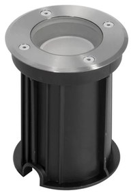 Faretto Carrabile GU10, IP67 - INOX 304 con Doppio Pressacavo Colore del corpo Inox
