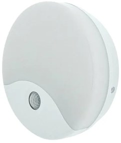 Lampada da parete LED per esterni con sensore di movimento, LED/18W/230V, IP44, bianca