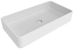 Flaminia Miniwash Lavabo cm 75 da appoggio o sospeso su staffe in ceramica bianco