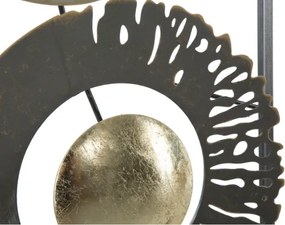 Pannello Decorativo Astratto Ring 31x3x89,5 Cm In Ferro Multicolore