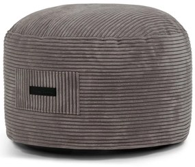 Poggiapiedi viola con rivestimento in velluto a coste Om 60 – SLOWDOWN