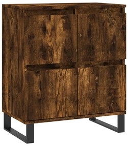 Credenza rovere fumo 60x35x70 cm in legno multistrato