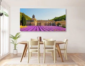 Stampa su tela – Provenza con campi di lavanda