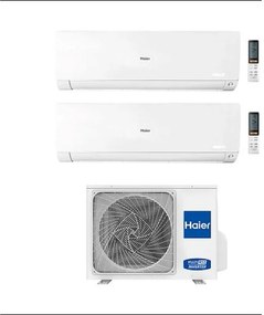 Condizionatore dualsplit Flexis Plus 9000+12000 btu codice prod: as25(35)s2sf1famw3 2u40s2sm1fa - Haier