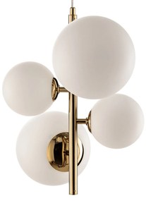 ALDEX Lampada a sospensione Dione, 4 luci, oro
