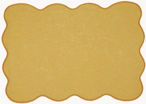 Tovaglietta americana antimacchia con bordo ricamato Palma