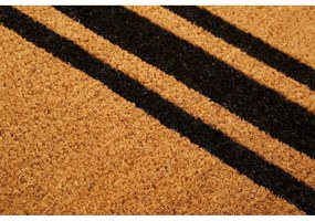 Stuoia di cocco 55x125 cm Black Stripe - Premier Housewares