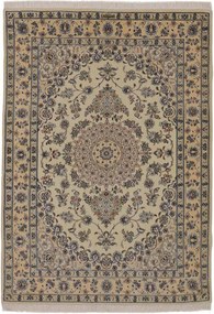Nain Tappeto 150 x 110 Beige (Iran) Annodato A Mano