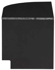 Tavolo TV modulare nero in legno di pino 78x40 cm Finca - WOOOD