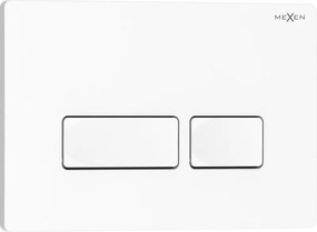 Mexen Tex 04 pulsante di scarico, bianco lucido - 6104-01