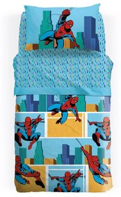 Copriletto Estivo Spider man America in Cotone Panama Marvel