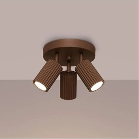 Brilagi - Faretto CRESTO 3xGU10/10W/230V marrone