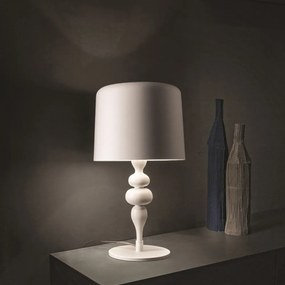 Lampada Da Scrivania Contemporanea Eva D30Cm In Plastica Cemento E Alluminio