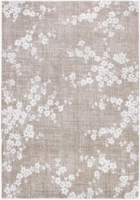 Tappeto jacquard lavabile da interno-esterno Sakura