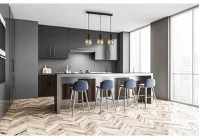 Lampadario a sospensione con filo JANTAR BLACK 3xE27/60W/230V