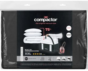 Scatola di stoccaggio nera con imballaggio sottovuoto Black Edition, volume 210 l - Compactor