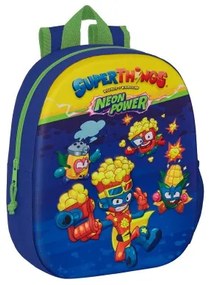Zaino Scuola SuperThings 3D 27 x 33 x 10 cm Azzurro Multicolore