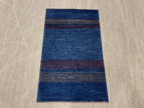 Loribaft Tappeto 130x80 Blu (Iran) Annodato A Mano