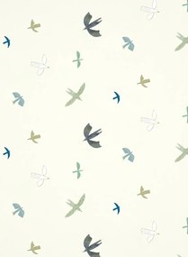 Harlequin Tapete Skies Above - Duck Egg/ Linen