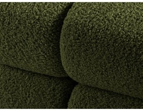 Divano modulo verde in tessuto bouclé (angolo destro) Bellis - Micadoni Home