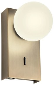 Redo 01-4658 - Lampada da parete NORMA LED/5W/230V CRI 90 USB bronzo