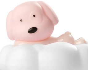 ONLI - Luce notturna ricaricabile LED per bambini NUVOLINA LED/2,5W/5V cane/rosa