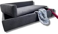 Divano letto per cani di piccola taglia 71x42x24cm in tessuto resistente e comodo schienale e base