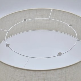 Plafoniera SIRJA DOUBLE 4xE27/15W/230V diametro 45 cm color crema