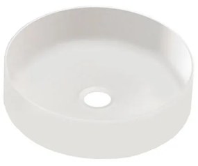 Lavabo da appoggio BADEN HAUS tondo in ceramica bianco