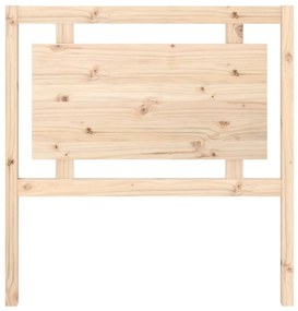 Testiera per letto 95,5x4x100 cm in legno massello di pino
